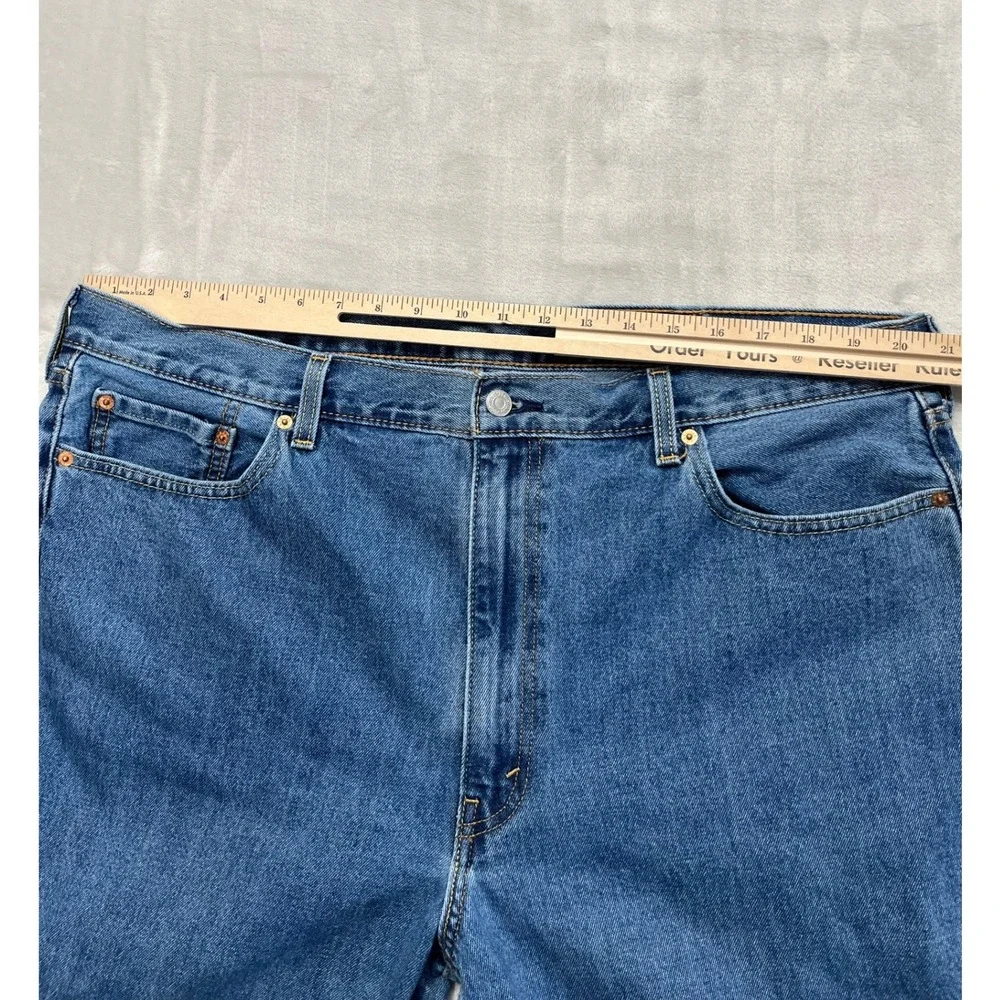 Levi's 550 Relaxed Fit Jeans Mens 42x30 Blue Excellent Tapered Leg Denim